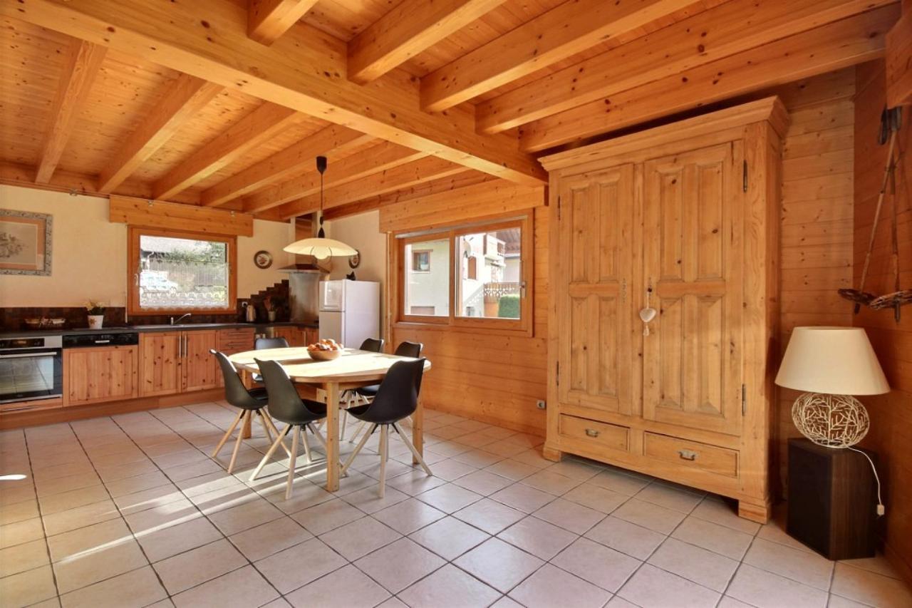Chalet Wifi - Le Biot - 8 Personnes - Chalet Morand Экстерьер фото