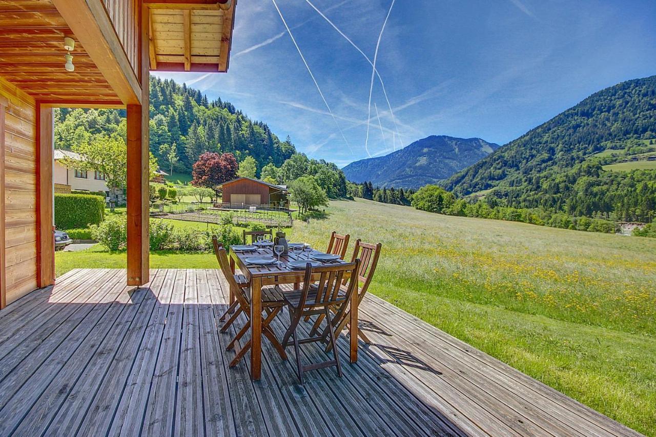 Chalet Wifi - Le Biot - 8 Personnes - Chalet Morand Экстерьер фото