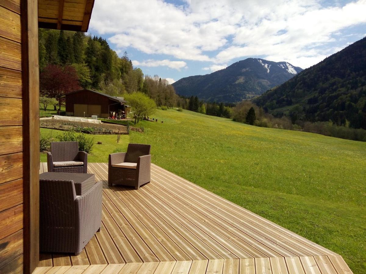 Chalet Wifi - Le Biot - 8 Personnes - Chalet Morand Экстерьер фото